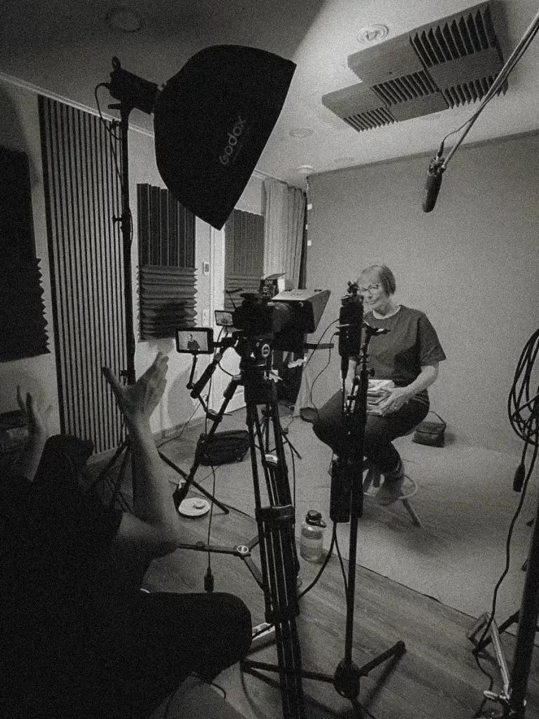 Videotuotanto Studius kuvaamassa työprojektia